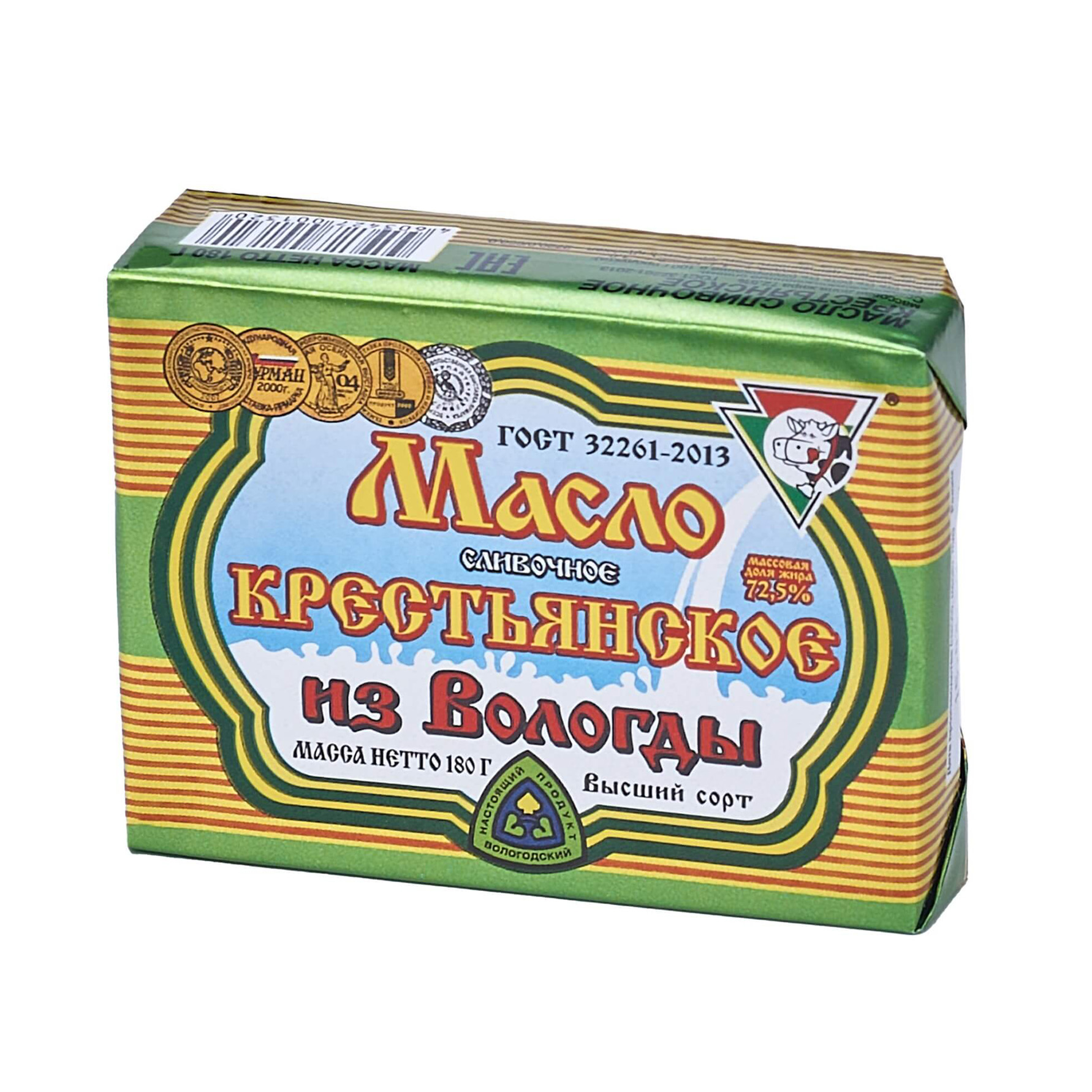 Масло сливочное Крестьянское