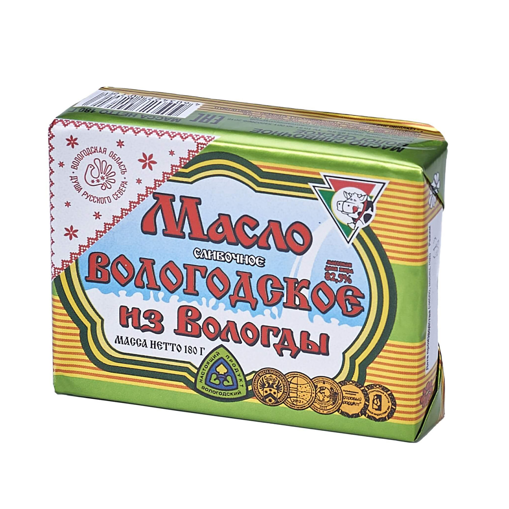 Масло сливочное Вологодское