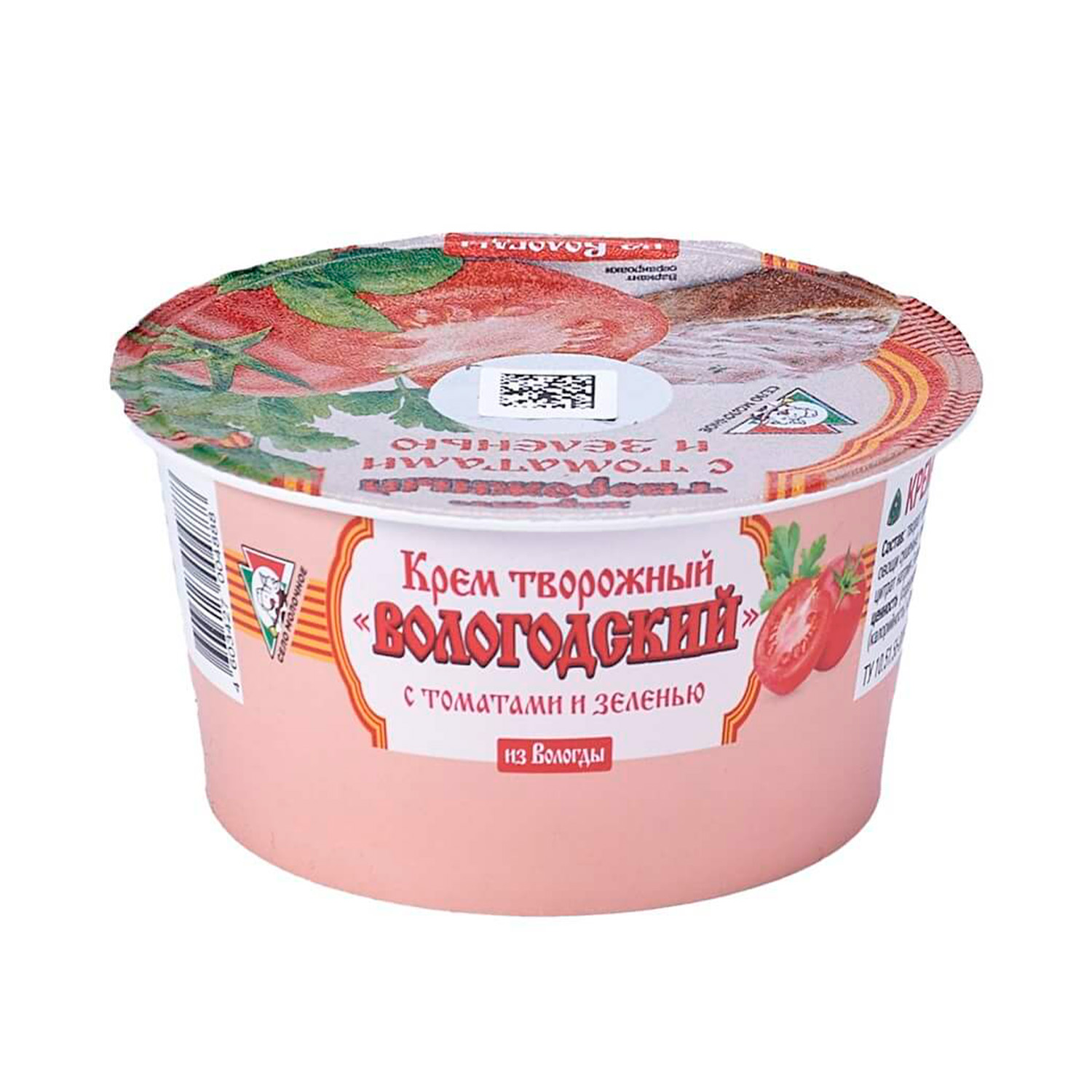 Крем творожный «Вологодский» с томатами и зеленью