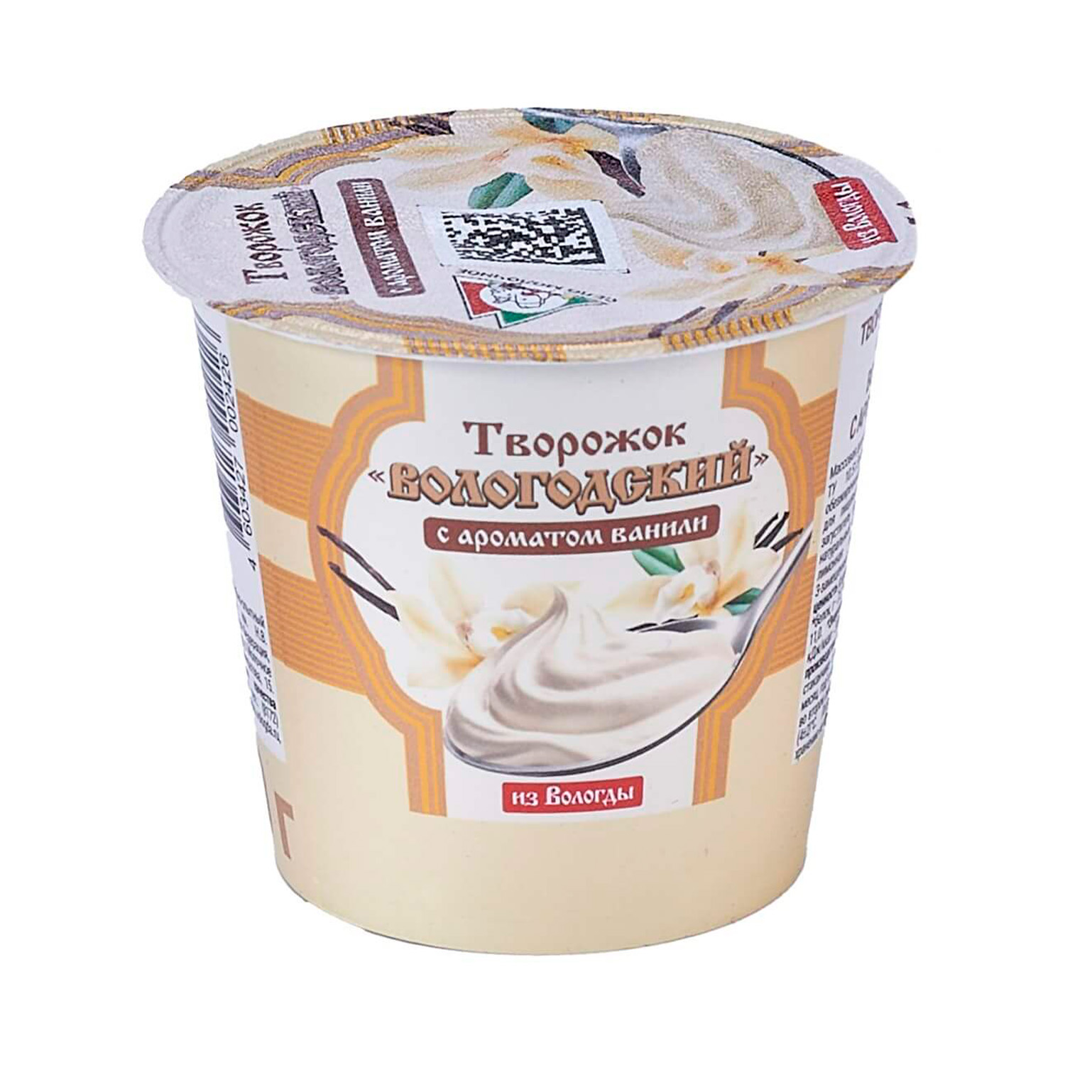 Творожный продукт «Творожок Вологодский» «Ваниль»